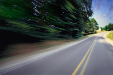 simsearch:600-00172467,k - Blurred View of Road and Trees Stock Photo - Premium Royalty-Free, Code: 600-00063139