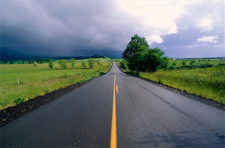 simsearch:600-00172467,k - Storm Clouds Over Rural Road, Central Oregon, USA Stock Photo - Premium Royalty-Free, Code: 600-00170958