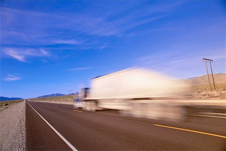 simsearch:700-00068576,k - Transport Truck on Highway, Nevada, USA Stock Photo - Premium Royalty-Free, Code: 600-00171282