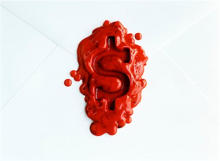 Dollar Sign Wax Seal on Envelope Foto de stock - Sin royalties Premium, Código: 600-00270099