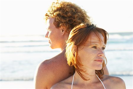 simsearch:600-03018098,k - Couple on the Beach Stock Photo - Premium Royalty-Free, Code: 600-00796468
