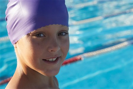 simsearch:600-01041401,k - Portrait of Boy by Swimming Pool Stock Photo - Premium Royalty-Free, Code: 600-00814551