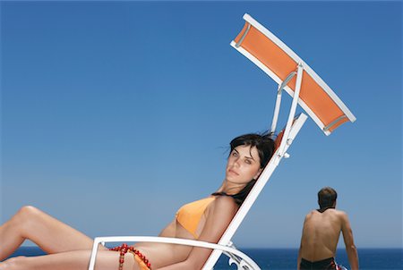 simsearch:600-00823224,k - Man and Woman At Poolside Stock Photo - Premium Royalty-Free, Code: 600-00823233
