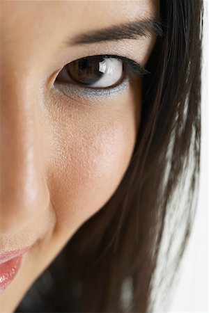 simsearch:600-00823976,k - Close-Up of Woman's Face Stock Photo - Premium Royalty-Free, Code: 600-00845897