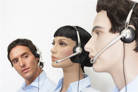 simsearch:600-00177073,k - Businessman with Mannequins Stock Photo - Premium Royalty-Free, Code: 600-00846648