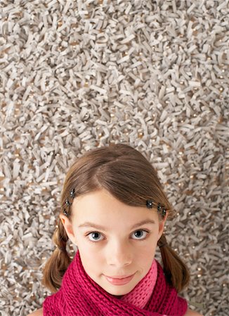 simsearch:600-00847925,k - Portrait of Girl in Scarf Stock Photo - Premium Royalty-Free, Code: 600-00847948
