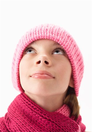 simsearch:600-00847925,k - Portrait of Girl in Scarf and Toque Stock Photo - Premium Royalty-Free, Code: 600-00847950