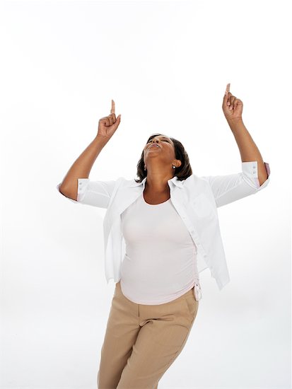 black and white pictures of people dancing. Happy Woman Dancing