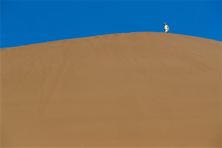 simsearch:600-07431228,k - Person Walking on Sand Dune, Namib Desert, Namibia, Africa Stock Photo - Premium Royalty-Free, Code: 600-00910991