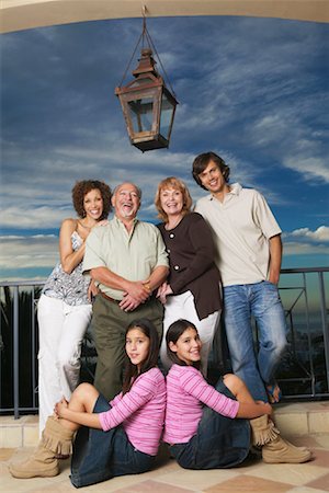 Portrait de famille Photographie de stock - Premium Libres de Droits, Code: 600-00954262