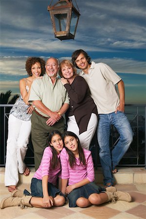 Portrait de famille Photographie de stock - Premium Libres de Droits, Code: 600-00954263