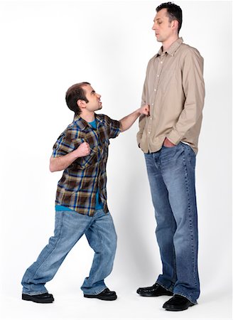 disadvantage - Short and Tall Man Stock Photo - Premium Royalty-Free, Code: 600-00983748