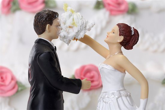 Bride and Groom Cake Topper