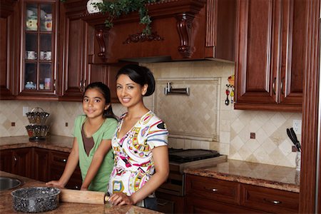 simsearch:700-02047006,k - Mother and Daughter Indoors Stock Photo - Premium Royalty-Free, Code: 600-01036845