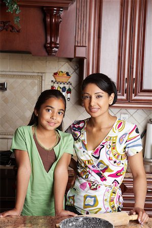simsearch:700-02047006,k - Mother and Daughter Indoors Stock Photo - Premium Royalty-Free, Code: 600-01036846