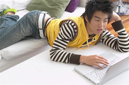 simsearch:600-01072271,k - Boy with Laptop Computer Stock Photo - Premium Royalty-Free, Code: 600-01072267