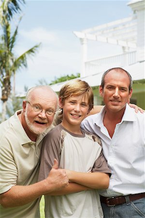 simsearch:700-00069467,k - Three Generation Family Portrait Stock Photo - Premium Royalty-Free, Code: 600-01072872