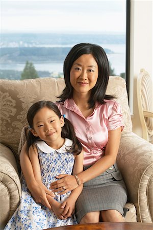 simsearch:700-00557270,k - Portrait of Mother and Daughter Stock Photo - Premium Royalty-Free, Code: 600-01073092