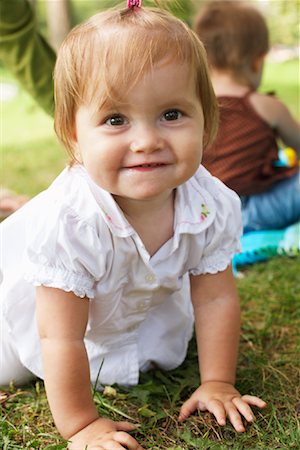 simsearch:600-01172751,k - Portrait of Baby Outdoors Stock Photo - Premium Royalty-Free, Code: 600-01073146