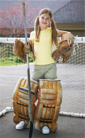 simsearch:700-00097991,k - Portrait of Girl as Goalie Stock Photo - Premium Royalty-Free, Code: 600-01083057
