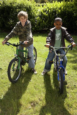 simsearch:600-01100083,k - Boys on Bicycles Stock Photo - Premium Royalty-Free, Code: 600-01100101