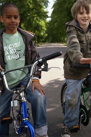 simsearch:600-01100083,k - Boys on Bicycles Stock Photo - Premium Royalty-Free, Code: 600-01100102