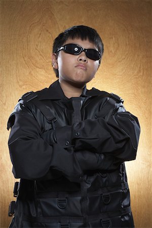 simsearch:600-01119942,k - Boy Dressed as Policeman Stock Photo - Premium Royalty-Free, Code: 600-01119941