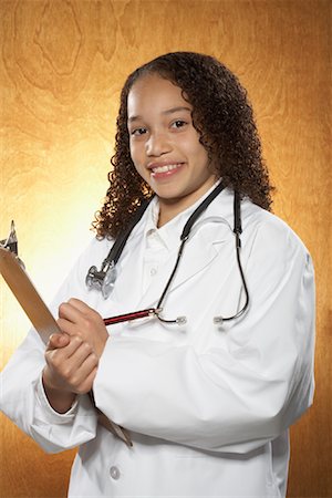 simsearch:600-01119942,k - Young Girl Dressed as Doctor Stock Photo - Premium Royalty-Free, Code: 600-01119953