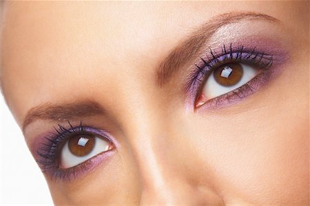 simsearch:700-00606512,k - Close-Up of Woman's Eyes Stock Photo - Premium Royalty-Free, Code: 600-01110340