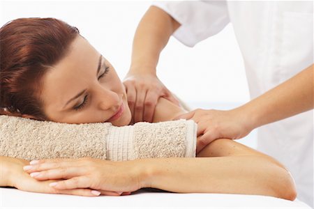 simsearch:600-01110360,k - Woman Getting Massage Stock Photo - Premium Royalty-Free, Code: 600-01110355
