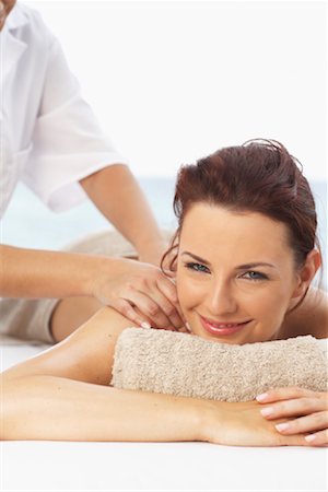 simsearch:600-01110360,k - Woman Getting Massage Stock Photo - Premium Royalty-Free, Code: 600-01110358
