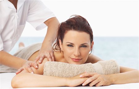simsearch:600-01110360,k - Woman Getting Massage Stock Photo - Premium Royalty-Free, Code: 600-01110360