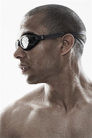 simsearch:600-01041664,k - Portrait of Swimmer Stock Photo - Premium Royalty-Free, Code: 600-01124629