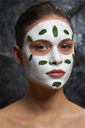 simsearch:700-00910258,k - Portrait of Woman with Facial Mask Stock Photo - Premium Royalty-Free, Code: 600-01164267
