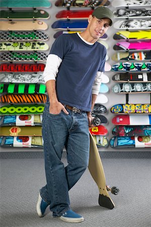 simsearch:600-01124353,k - Portrait of Skateboard Shop Owner Stock Photo - Premium Royalty-Free, Code: 600-01164270