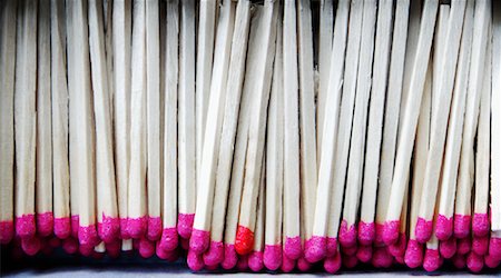 Close-Up of Wooden Matches Stock Photo - Premium Royalty-Free, Code: 600-01163223