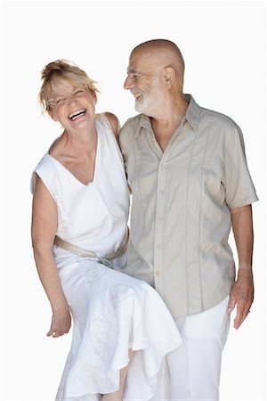 flirt senior woman - Portrait of Mature Couple Stock Photo - Premium Royalty-Free, Code: 600-01163372