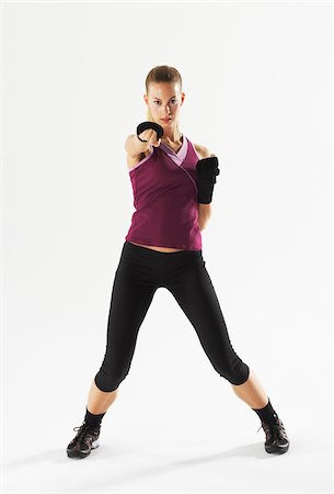 Woman Exercising Foto de stock - Sin royalties Premium, Código: 600-01163673