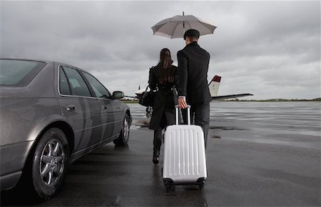 expensive chauffeurs - People on Airport Tarmac Stock Photo - Premium Royalty-Free, Code: 600-01174019