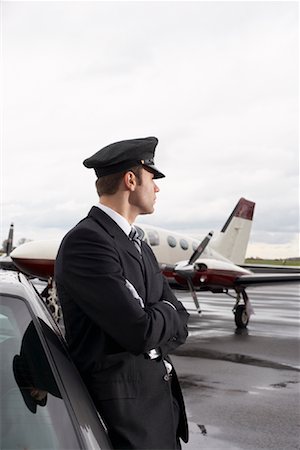 expensive chauffeurs - Chauffeur at Airport Stock Photo - Premium Royalty-Free, Code: 600-01174045