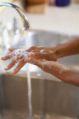 simsearch:700-00593102,k - Woman Washing Hands Stock Photo - Premium Royalty-Free, Code: 600-01183009
