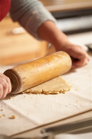 simsearch:649-06845217,k - Woman Rolling Cookie Dough Stock Photo - Premium Royalty-Free, Code: 600-01183002