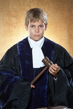 simsearch:600-01119942,k - Portrait of Boy Dressed as Judge Stock Photo - Premium Royalty-Free, Code: 600-01183027