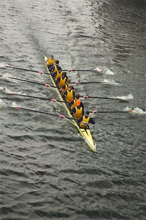 simsearch:700-01633002,k - Overview of Rowing Stock Photo - Premium Royalty-Free, Code: 600-01194569