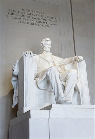 simsearch:841-07457532,k - Lincoln Monument, Washington D.C., USA Stock Photo - Premium Royalty-Free, Code: 600-01195878