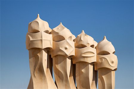 Casa Mila, Barcelona, Spain Stock Photo - Premium Royalty-Free, Code: 600-01196360