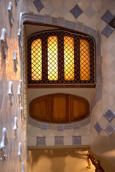 casa batllo interior. Casa Batllo Detail, Barcelona,