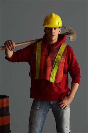 simsearch:600-01199053,k - Portrait du travailleur de la Construction Photographie de stock - Premium Libres de Droits, Code: 600-01199087