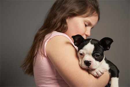 simsearch:700-01236595,k - Girl with Dog Stock Photo - Premium Royalty-Free, Code: 600-01236599