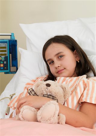 Girl in Hospital Room Stock Photo - Premium Royalty-Free, Code: 600-01248209